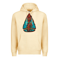 Pina Colada turquoise glitter aztec arrowhead Premium Hoodie - Jasminsmagicworld