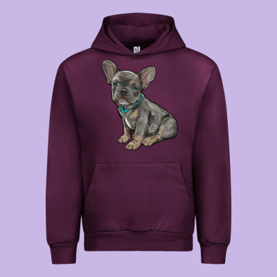 French Bulldog Urban Hoodie Designed By Ranaportraitstore