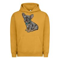 Pigment Peanut Butter french bulldog Urban Hoodie - RanaPortraitStore