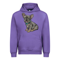 Tulip french bulldog Urban Hoodie - RanaPortraitStore