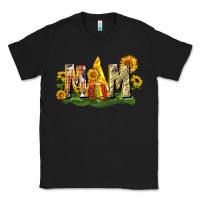 Black Mom gnome sunflower Classic Tee - CowGirlArtShop