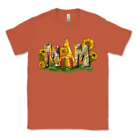 Copper Mom gnome sunflower Classic Tee - CowGirlArtShop