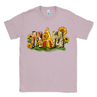 Lilac Mom gnome sunflower Classic Tee - CowGirlArtShop