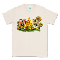 Natural Mom gnome sunflower Classic Tee - CowGirlArtShop