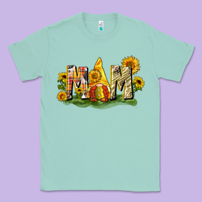 Mom Gnome Sunflower Classic Tee Designed By Cowgirlartshop