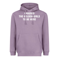 Lavender i paused the golden girls to be here Heavyweight Hoodie - DesigneFamous