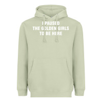 Matcha i paused the golden girls to be here Heavyweight Hoodie - DesigneFamous