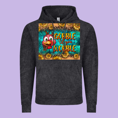 Gooble Til You Wobble Tumbler Vintage Hoodie Designed By Bundleandbundleshop