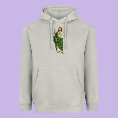 San Judas1 Heavyweight Hoodie Designed By Jahusdesignshop