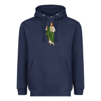 Navy san judas1 Heavyweight Hoodie - JahusDesignShop