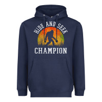 Navy hide and seek champion Heavyweight Hoodie - DesigneFamous