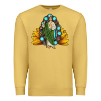 Antique Gold san judas gemstone sunflower Premium Sweatshirt - JahusDesignShop