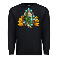 Black san judas gemstone sunflower Premium Sweatshirt - JahusDesignShop