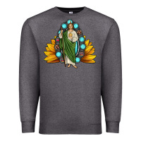 Charcoal Heather san judas gemstone sunflower Premium Sweatshirt - JahusDesignShop