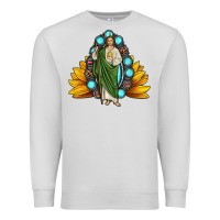 Dove Grey san judas gemstone sunflower Premium Sweatshirt - JahusDesignShop