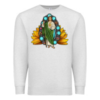 Oatmeal Heather san judas gemstone sunflower Premium Sweatshirt - JahusDesignShop