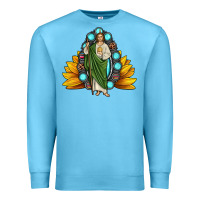 Ocean Blue san judas gemstone sunflower Premium Sweatshirt - JahusDesignShop
