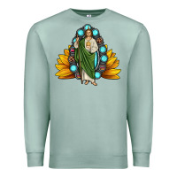 Seafoam san judas gemstone sunflower Premium Sweatshirt - JahusDesignShop