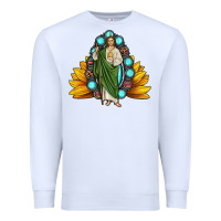 White san judas gemstone sunflower Premium Sweatshirt - JahusDesignShop