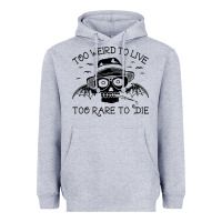 Heather Grey hunter s thompson  fear and loathing in las vegas rare to die Heavyweight Hoodie - DesigneFamous