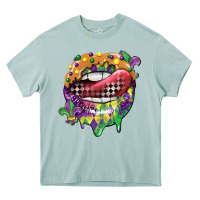 Arona mardi gras lips Heavy Core Tee - CowGirlArtShop