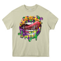 Mossy mardi gras lips Heavy Core Tee - CowGirlArtShop