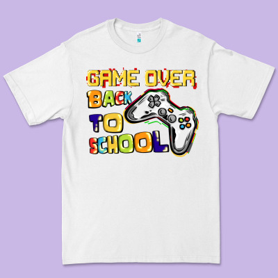 Game Over Back To School Premium Tee Designed By Cowgirlartshop