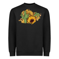 Black cactus leopard sunflower glitter  patch Heavyweight Sweatshirt - AdoDesignShop
