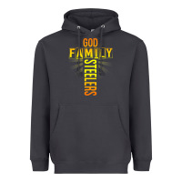 Smoke god family steeler shirt father's day gift tee t shirt Heavyweight Hoodie - DesigneFamous