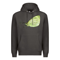 Smoke Cabbage White Butterfly Premium Hoodie - LillyAllenDesigns