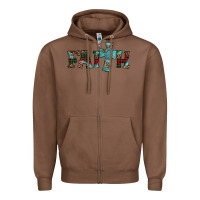 Chestnut faith christmas cross Zipper Hoodie - AdoDesignShop