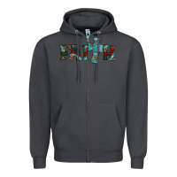 Smoke faith christmas cross Zipper Hoodie - AdoDesignShop