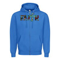 True Royal faith christmas cross Zipper Hoodie - AdoDesignShop