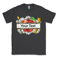 Smoke floral teacher custom name Classic Tee - CowGirlArtShop