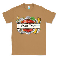 Toasted Coconut floral teacher custom name Classic Tee - CowGirlArtShop
