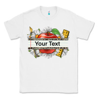 White floral teacher custom name Classic Tee - CowGirlArtShop