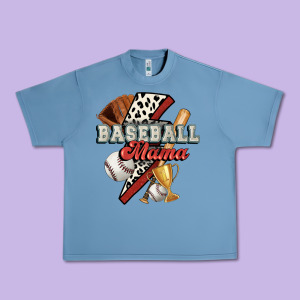 Baseball Mama Urban Heavy Tee Designed By Fadigitalartstudio