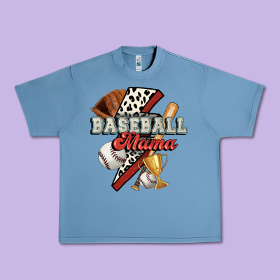 Baseball Mama Urban Heavy Tee Designed By Fadigitalartstudio