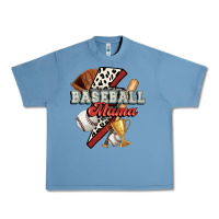 Pebble Blue baseball mama Urban Heavy Tee - FaDigitalArtStudio