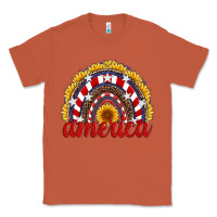 Copper america sunflower rainbow Classic Tee - Artiststas
