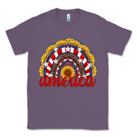 Lavender america sunflower rainbow Classic Tee - Artiststas