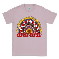 Lilac america sunflower rainbow Classic Tee - Artiststas