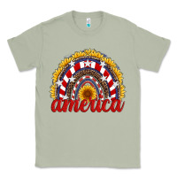 Matcha america sunflower rainbow Classic Tee - Artiststas