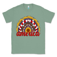 Sage america sunflower rainbow Classic Tee - Artiststas