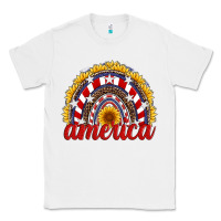 White america sunflower rainbow Classic Tee - Artiststas