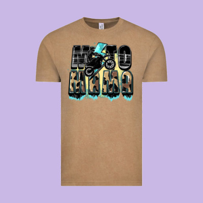 Moto Mama Mother's Day Vintage Tee Designed By Fadigitalartstudio