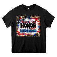 Black memorial day honor and remember Heavy Core Tee - CowGirlArtShop