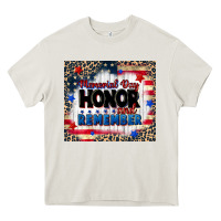 Cream memorial day honor and remember Heavy Core Tee - CowGirlArtShop