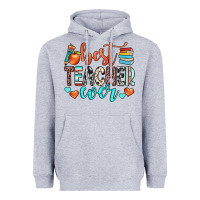 Heather Grey best teacher ever Heavyweight Hoodie - JahusDesignShop