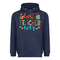 Navy best teacher ever Heavyweight Hoodie - JahusDesignShop